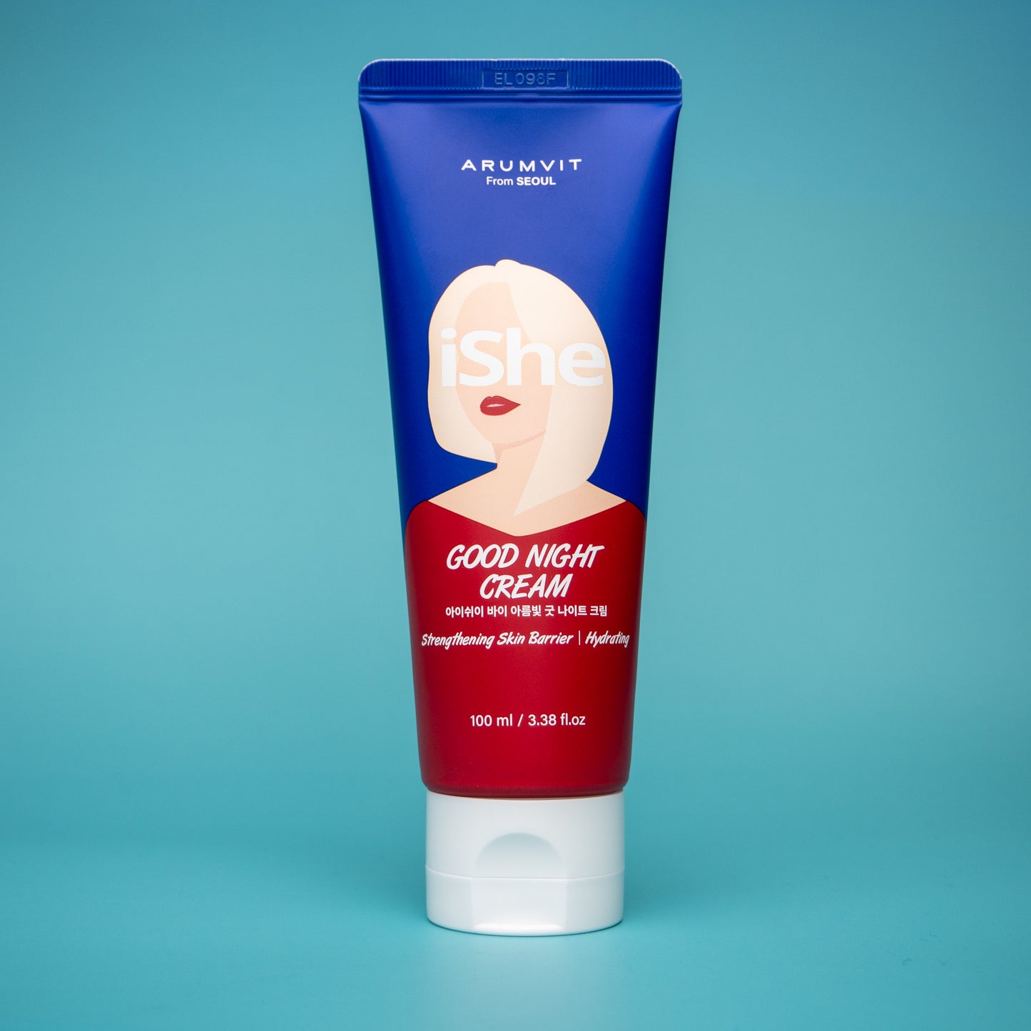 iShe Good Night Facial Cream - Hydrating Skin Barrier Strengthening Cream for Night Use 100mL