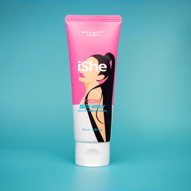 iShe Fresh Body Wash - 100ml Gentle Cleansing Formula for Soft & Smooth Skin