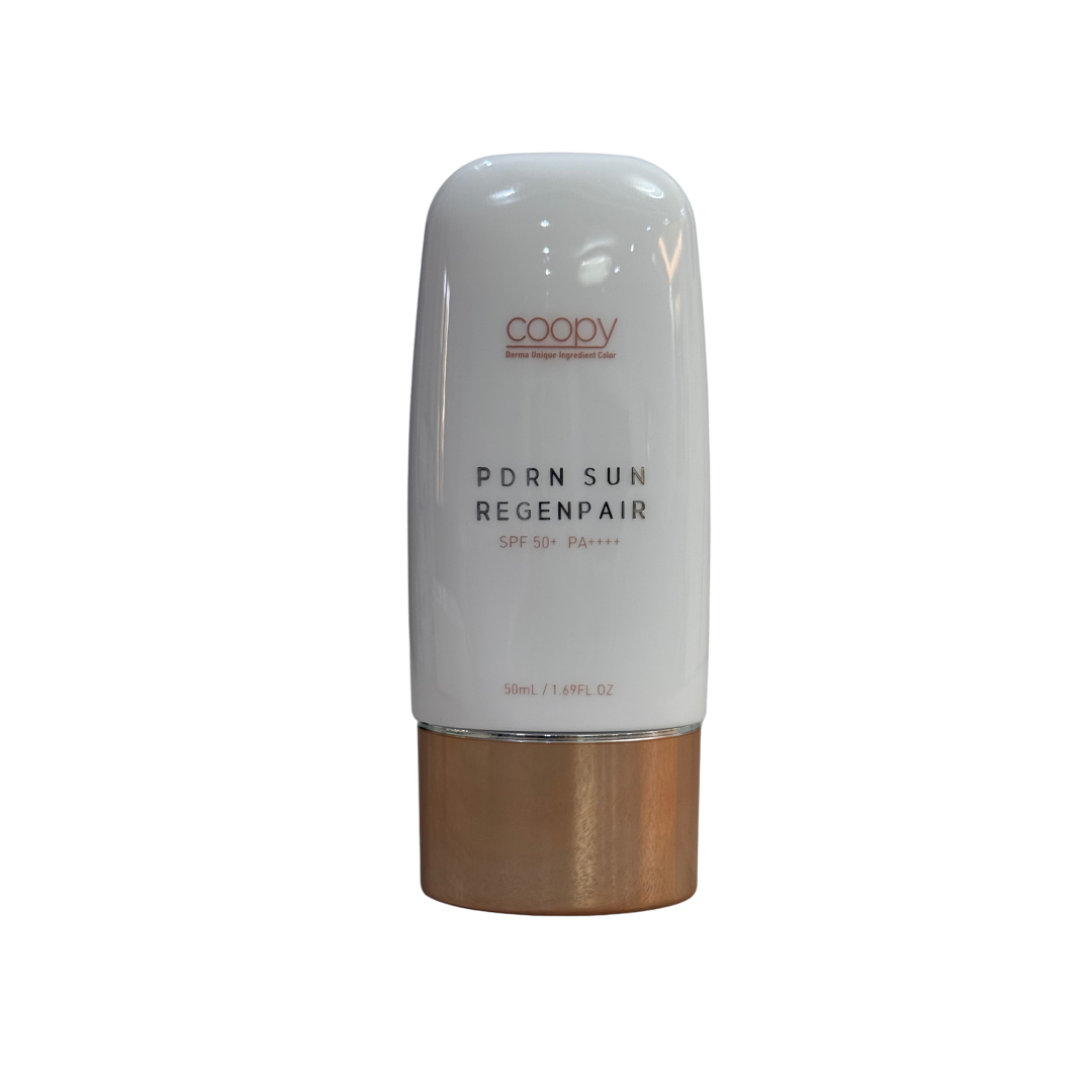LIMITED EDITION! COOPY PDRN Sun Regenpair Hydrating Mineral Cream – SPF 50+ PA++++ – Sun Protection & Anti‑Aging Skincare – Korean Beauty Suncare – 50ml – Made in Korea