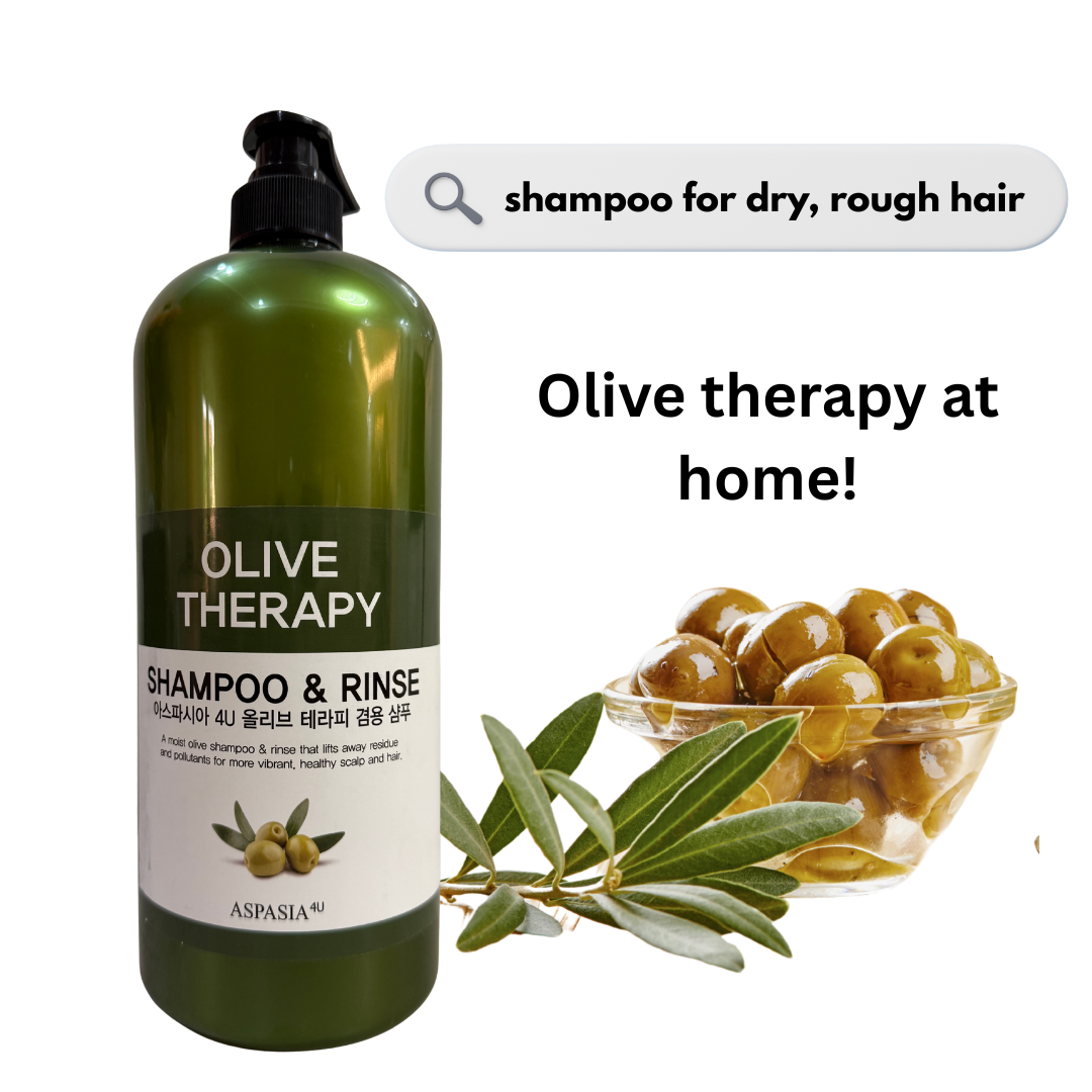 LIMITED EDITION! Olive Shampoo & Conditioner – Dual Hair Care Set – Moisturizing & Repairing – Olive Oil, Keratin & Shea Butter Blend – 1.5L – Made in Korea