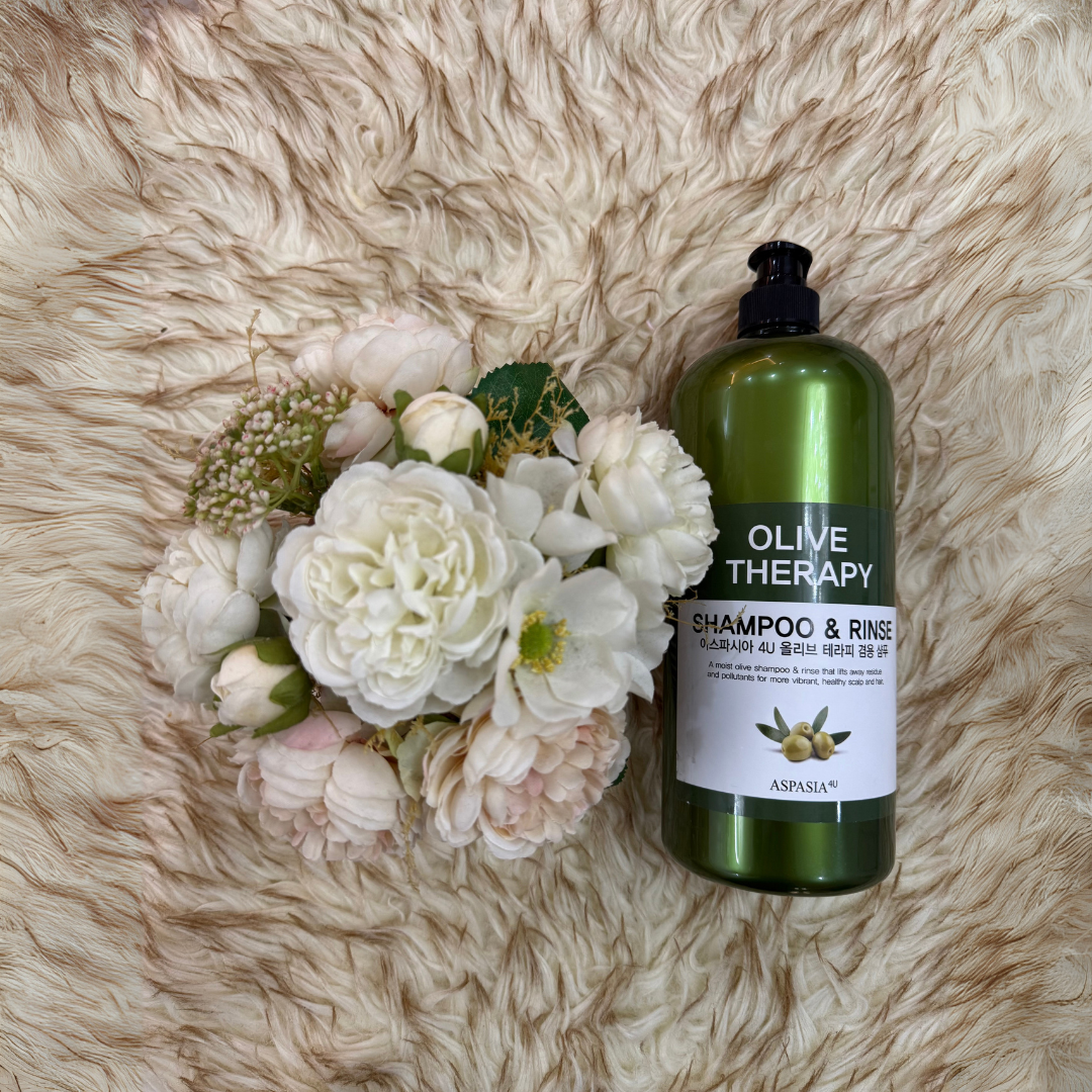 LIMITED EDITION! Olive Shampoo & Conditioner – Dual Hair Care Set – Moisturizing & Repairing – Olive Oil, Keratin & Shea Butter Blend – 1.5L – Made in Korea