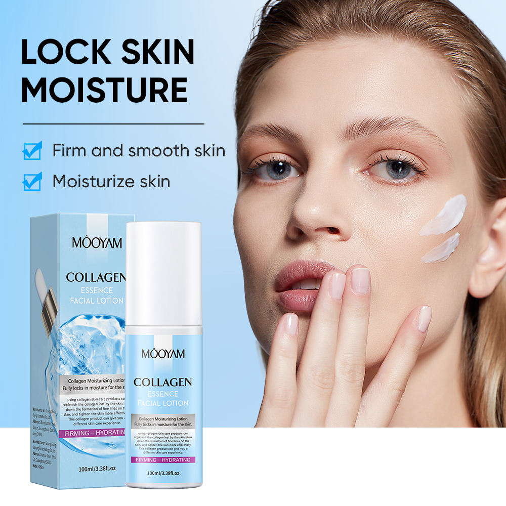 MOOYAM Collagen Facial Lotion – Firming & Brightening Emulsion – Moisturizing Skin Barrier Booster – 100ml