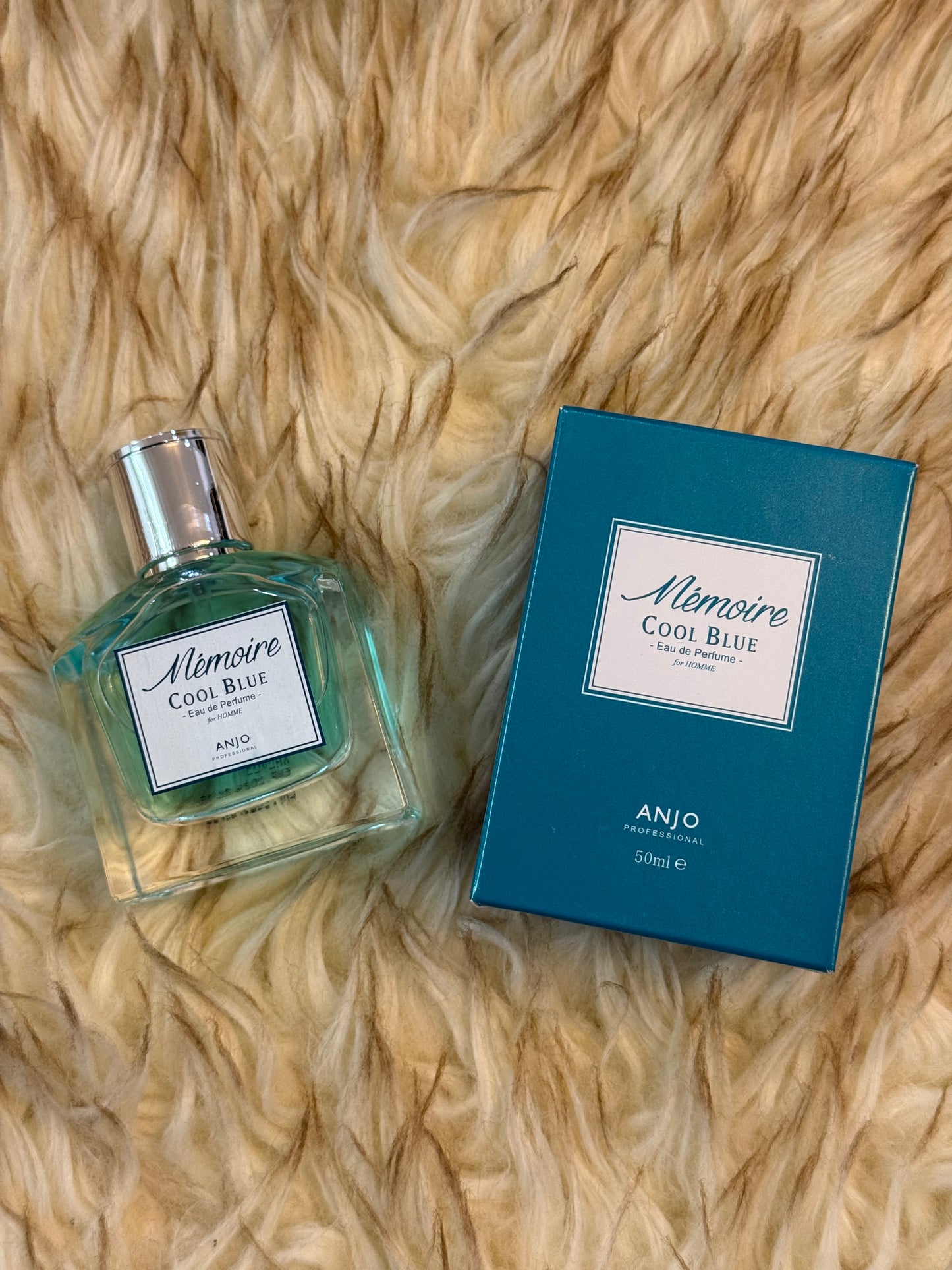 LIMITED EDITION! ANJO MEMOIRE COOL BLUE Perfume – Eau De Parfum for Men – Fresh Aquatic Fragrance – Perfume for Clean Confidence – Korean Beauty Perfume – Marine Citrus Scent – 50ml – Made in Korea