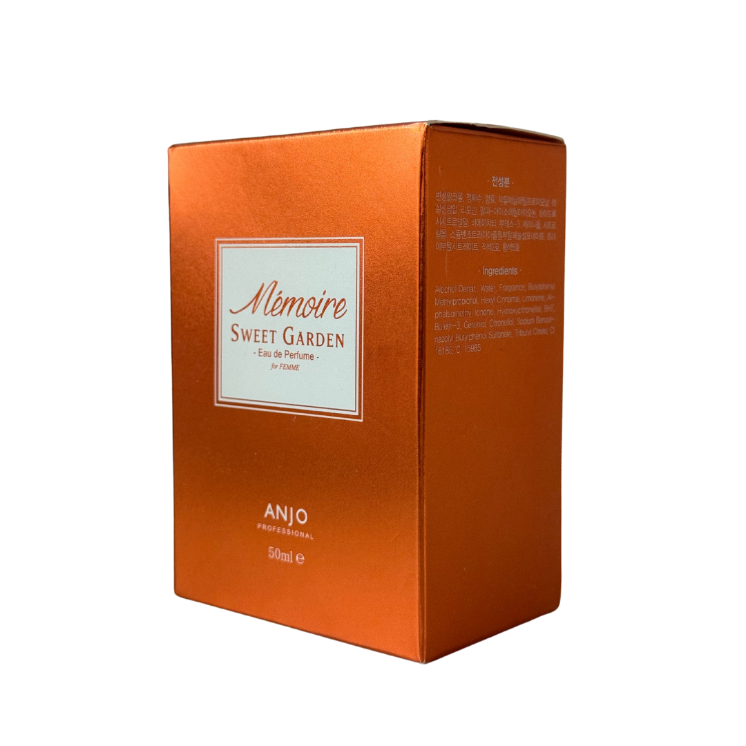 LIMITED EDITION! ANJO MEMOIRE SWEET GARDEN Perfume - Eau De Parfum for Womem - Women's fragrance - Perfume for feminine elegance - Korean beauty perfume - Sweet fragrance - 50ml – Made in Korea