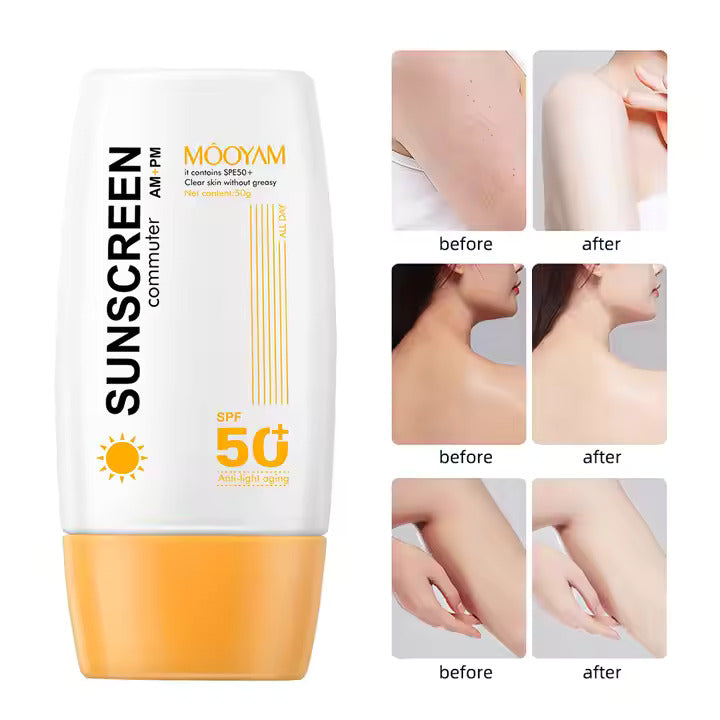 MOOYAM Sunblock Cream Waterproof Sunscreen SPF 50+ Anti Sunburn Sun Screen 50g