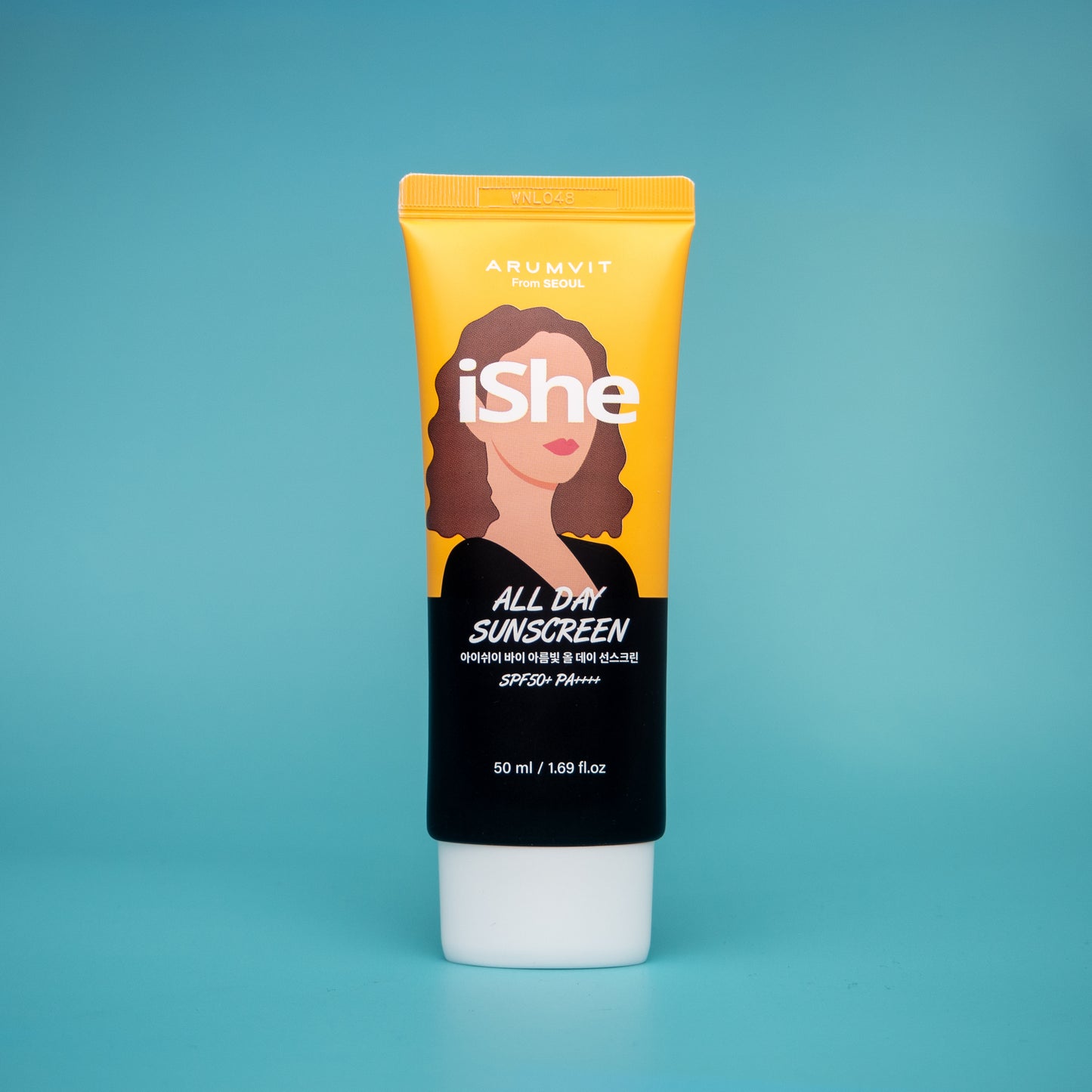 iShe All Day Sunscreen SPF 50+ PA++++ - Superior UV Protection for All Skin Types, 50ml