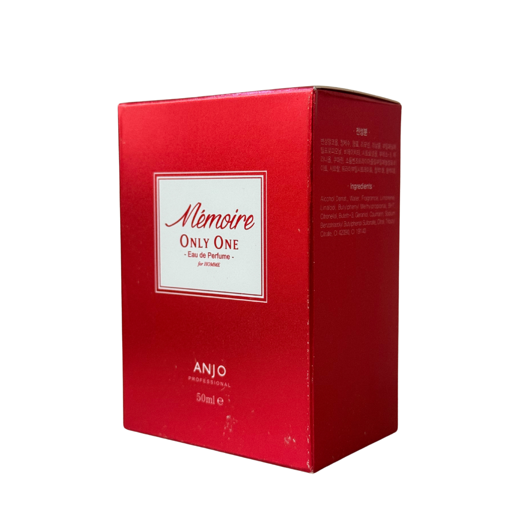 LIMITED EDITION! ANJO MEMOIRE ONLY ONE Perfume – Eau De Parfum for Men – Men's Fragrance – Perfume for Confidence and Sophistication – Korean Beauty Perfume – Woody Musk Scent – 50ml – Made in Korea
