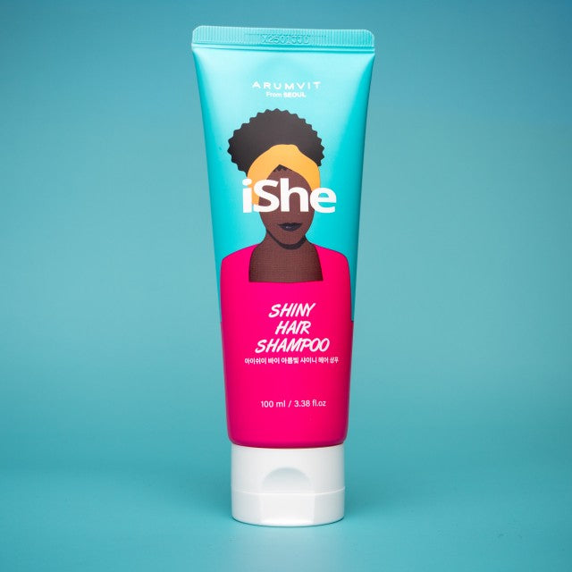 iShe Shiny Hair Shampoo 100ml - Enhances Shine and Softness for Lustrous Hair Care
