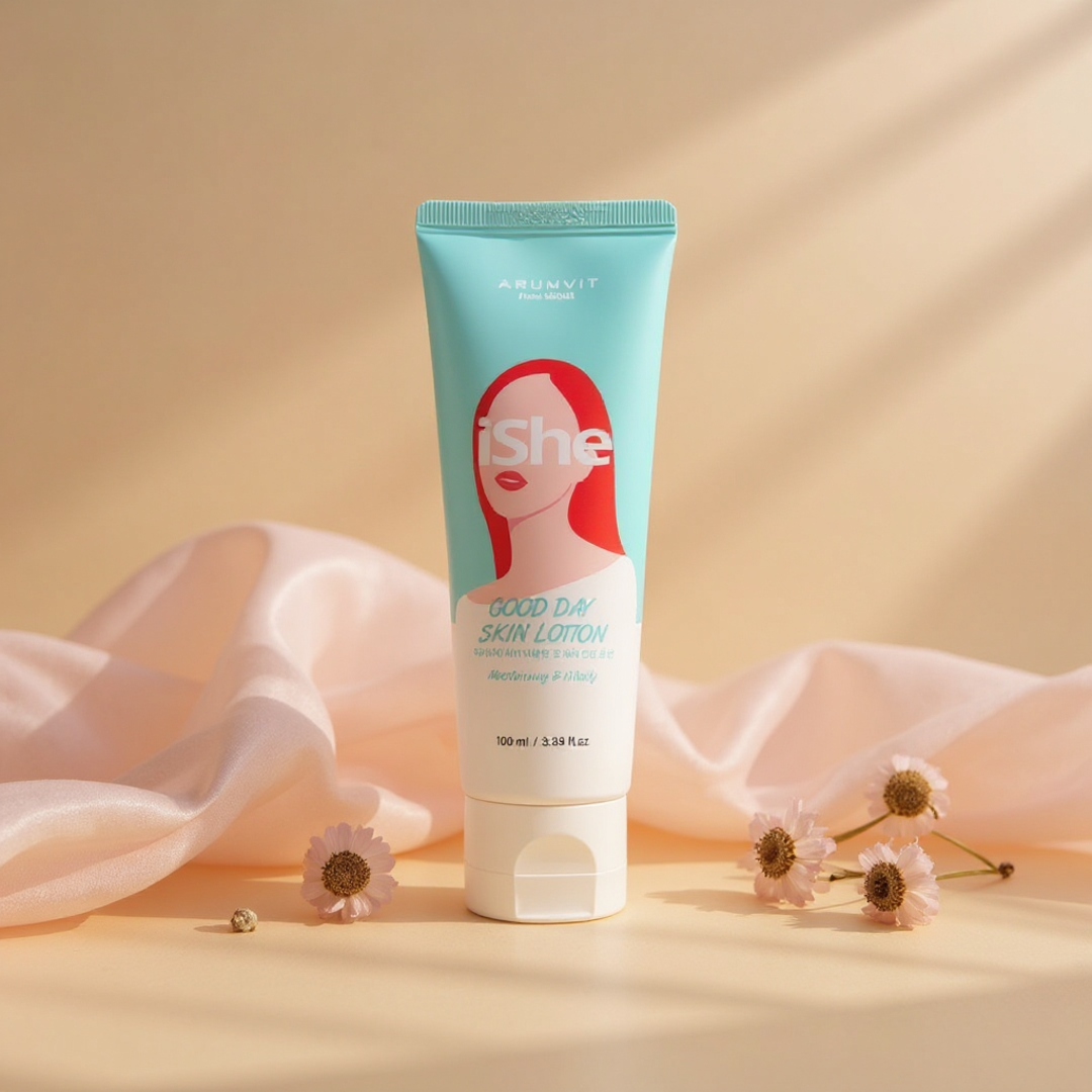 iShe Good Day Skin and Facial Lotion - Refreshing Feel & Radiant Complexion for Daily Skincare Routine 100mL