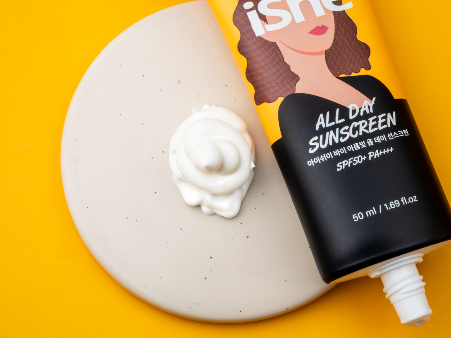 iShe All Day Sunscreen SPF 50+ PA++++ - Superior UV Protection for All Skin Types, 50ml