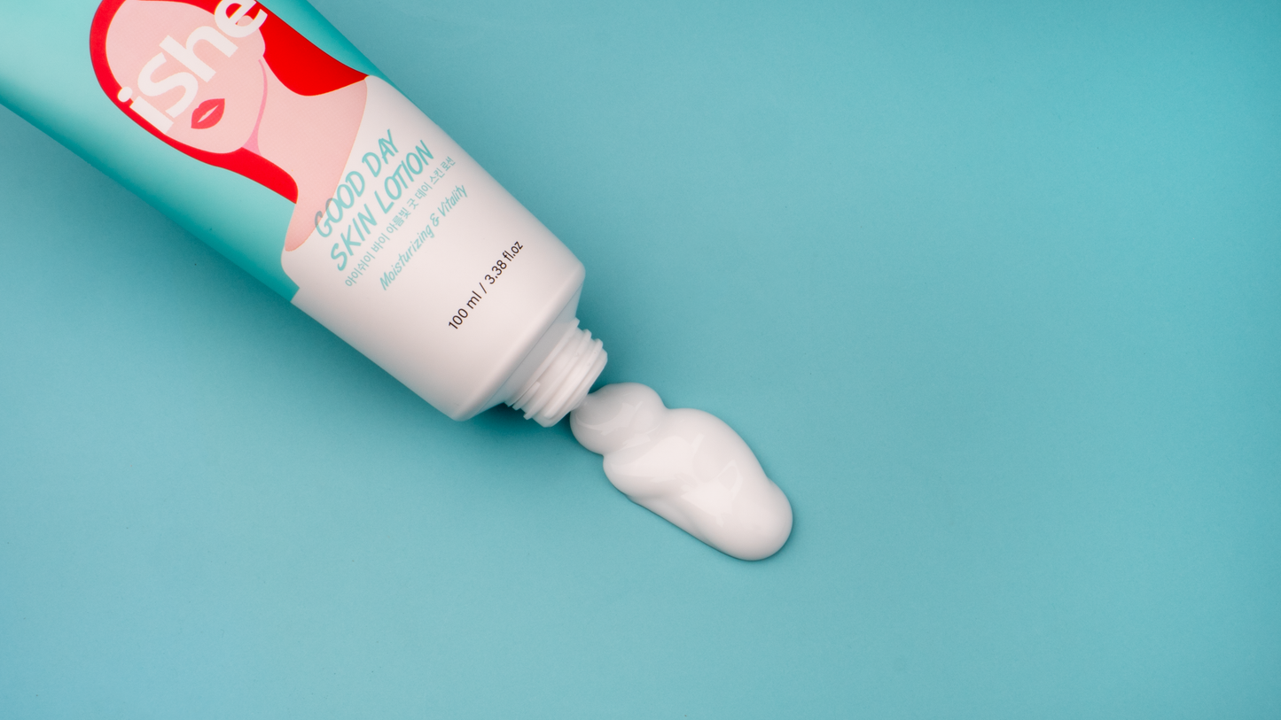 iShe Good Day Skin and Facial Lotion - Refreshing Feel & Radiant Complexion for Daily Skincare Routine 100mL