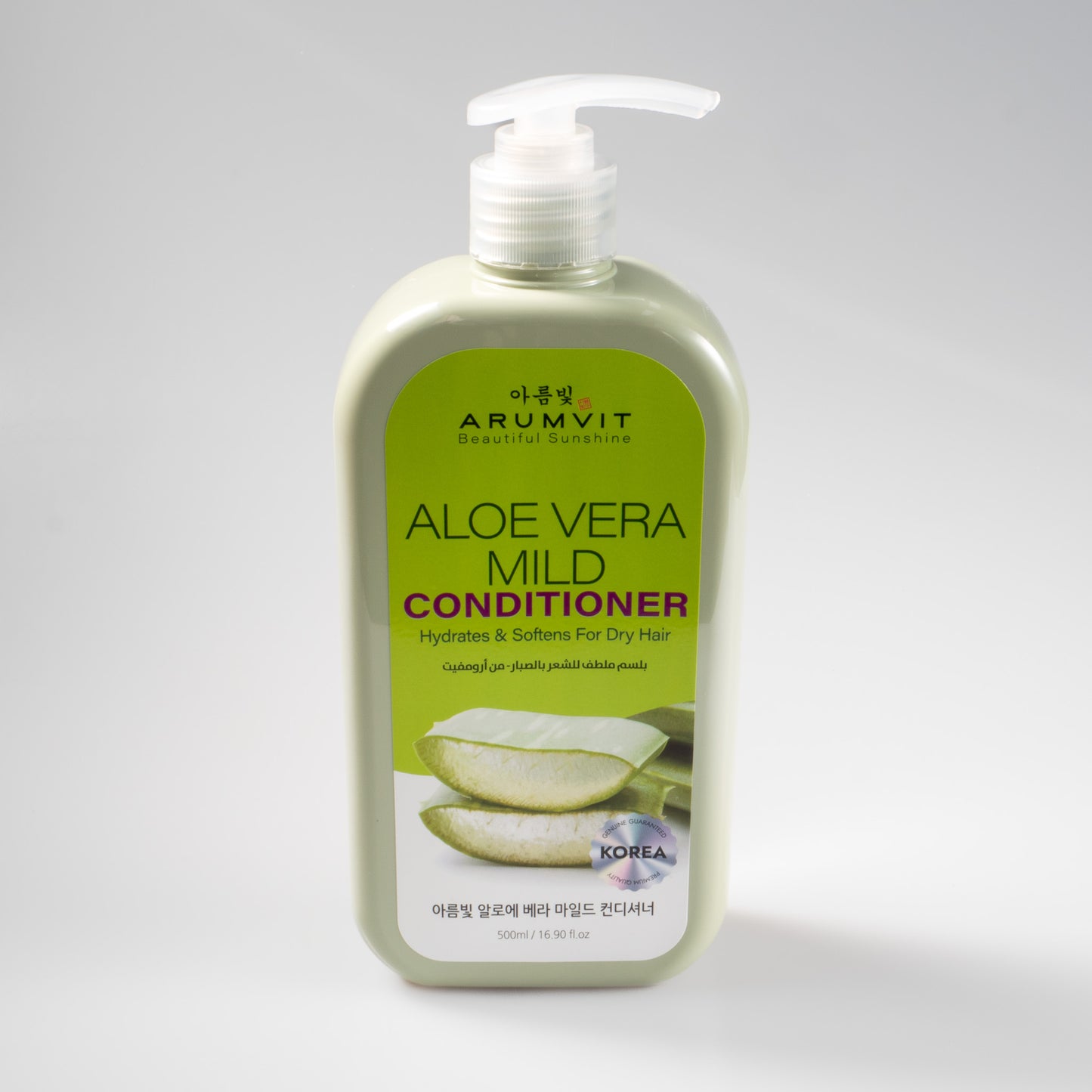 ARUMVIT Aloe Vera Mild Conditioner - Gentle Hair Care with Soothing Aloe Vera for All Hair Types - Hydrates & Softens Without Stripping Moisture