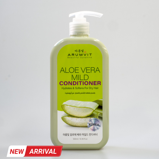 ARUMVIT Aloe Vera Mild Conditioner - Gentle Hair Care with Soothing Aloe Vera for All Hair Types - Hydrates & Softens Without Stripping Moisture