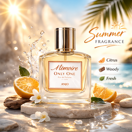 LIMITED EDITION! ANJO MEMOIRE ONLY ONE Perfume – Eau De Parfum for Men – Men's Fragrance – Perfume for Confidence and Sophistication – Korean Beauty Perfume – Woody Musk Scent – 50ml – Made in Korea