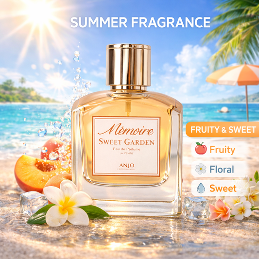 LIMITED EDITION! ANJO MEMOIRE SWEET GARDEN Perfume - Eau De Parfum for Womem - Women's fragrance - Perfume for feminine elegance - Korean beauty perfume - Sweet fragrance - 50ml – Made in Korea