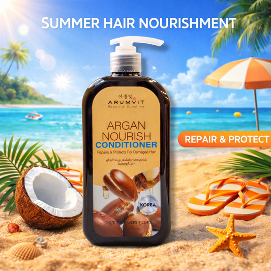 ARUMVIT Argan Nourish Conditioner - Deep Hydration for All Hair Types, Gentle Formula, Regular Use for Optimal Hair Care