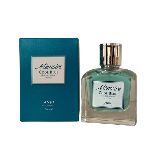 LIMITED EDITION! ANJO MEMOIRE COOL BLUE Perfume – Eau De Parfum for Men – Fresh Aquatic Fragrance – Perfume for Clean Confidence – Korean Beauty Perfume – Marine Citrus Scent – 50ml – Made in Korea