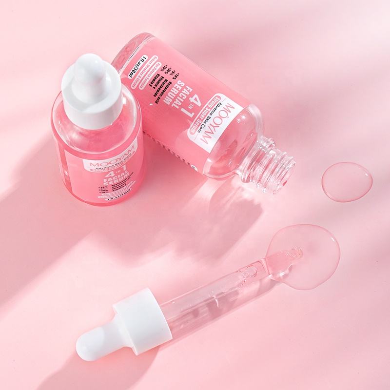 LIMITED EDITION! MOOYAM 4-in-1 Facial Serum – Anti-Aging Super Serum with 10% Hyaluronic Acid, 5% Niacinamide, 30% Vitamin C, 10% Vitamin E – Age Defense Formula – 30ml