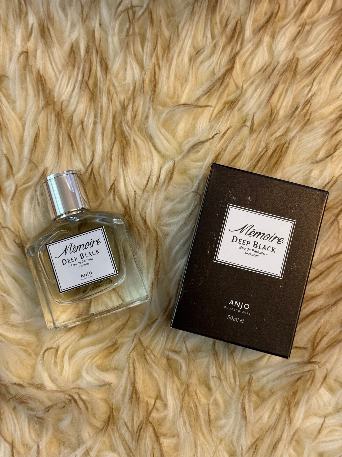 LIMITED EDITION! ANJO MEMOIRE DEEP BLACK Perfume – Eau De Parfum for Men – Bold Woody Musk Fragrance – Perfume for Mysterious Masculinity – Korean Beauty Perfume – Dark & Intense Scent – 50ml – Made in Korea