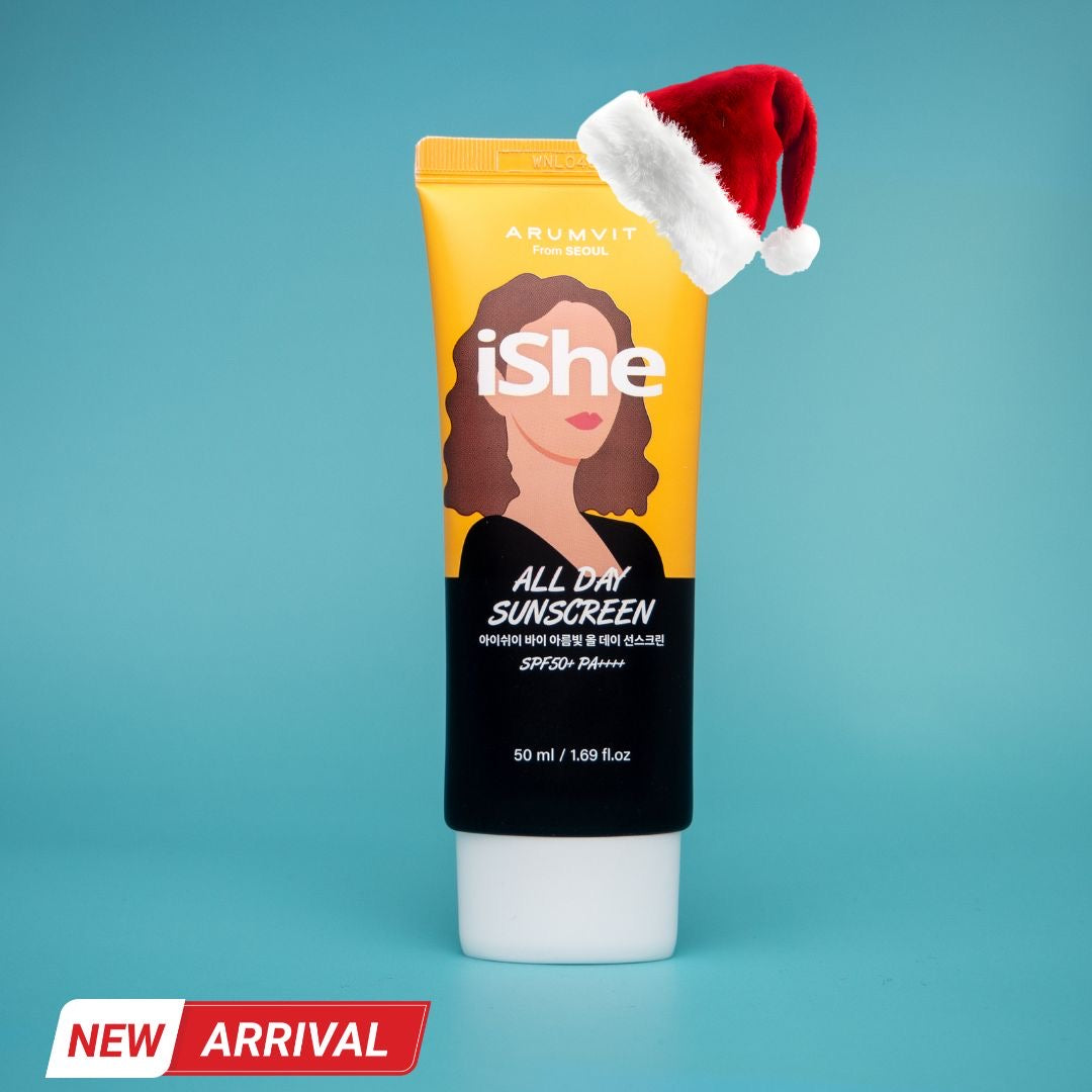 iShe All Day Sunscreen SPF 50+ PA++++ - Superior UV Protection for All Skin Types, 50ml