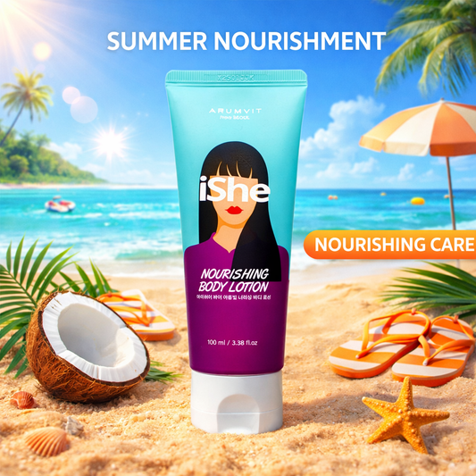 iShe Nourishing Body Lotion - Versatile Moisturizer for All Body Parts, Essential Skin Care, 100ml, Affordable & Effective, Nourishing Formula, Suitable for Daily Use
