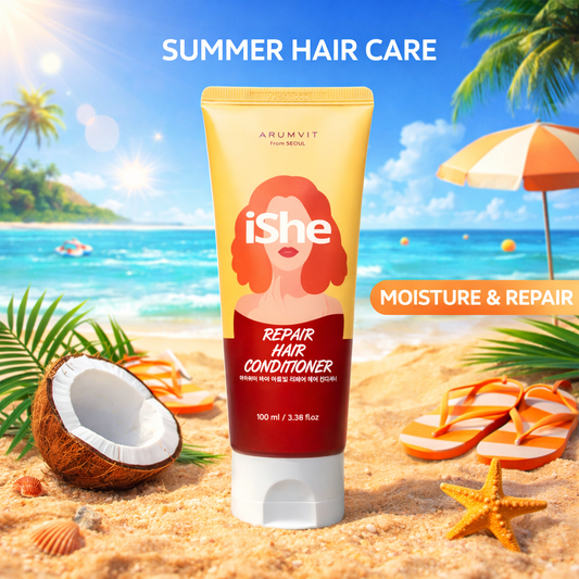 iShe Repair Hair Conditioner 100ml - Deep Nourishing Formula for Damaged Hair Care