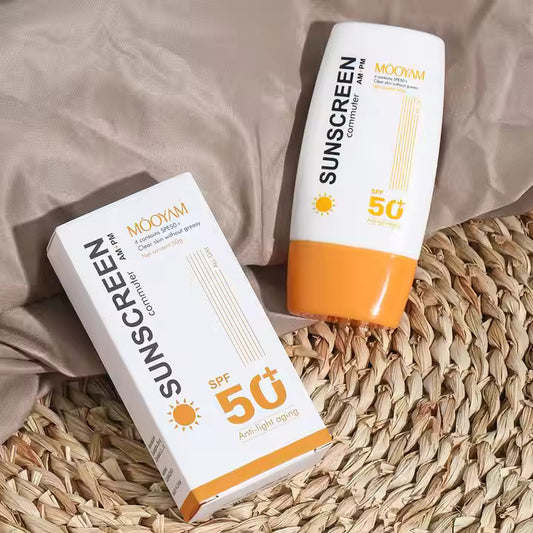 MOOYAM Sunblock Cream Waterproof Sunscreen SPF 50+ Anti Sunburn Sun Screen 50g